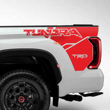 Tundra TRD Lettering Bed Side Stripe Decal Sticker voor Toyota Tundra TRD 3