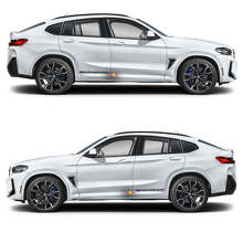 2x M Performance vinyl sticker voor BMW X4M
 2