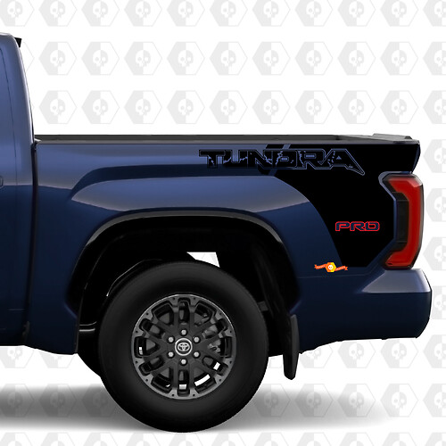 Tundra Raptor Style Bed Side Decal Sticker voor Toyota Tundra TRD PRO
