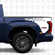 Tundra Lettering Zijdecal Sticker voor Toyota Tundra TRD 2