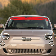 Voorruitstreep sticker graphics voor de Fiat 500
 3