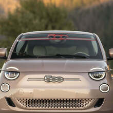 Voorkant 500 voorruitsticker graphics voor Fiat 500
 2