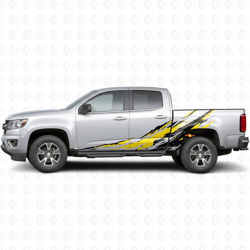 Versleten spatdeur- en zijwandvinylstroken voor Chevrolet Colorado 2e generatie 2015-2022_1