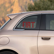 Fiat 500 geblokte vlag Decal Sticker Zijgraphics voor Fiat 500
 2