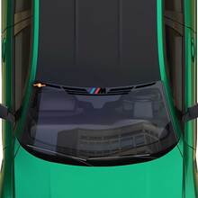 Motorsport M vleugelstrepen sticker voorruitsticker passend voor BMW G-serie
 4