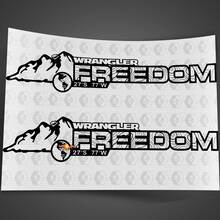 Aangepaste tekst en coördinaten Mountain Jeep Wrangler motorkapsticker rubicon sahara JL JK CJ TJ YJ
 2