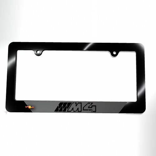 ///M4 Kentekenplaat Covers Frames Voertuigdecoratie passend bij BMW M4
 1