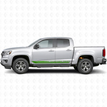 Aangepaste Tekstkader Deur & Rockerpaneel Vinyl Strepen voor Chevrolet Colorado 2e Gen 2015-2022_6