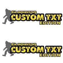 Aangepaste tekst- en logostickers voor Gladiator Edition motorkappen voor Jeep Gladiator motorkappen
 3