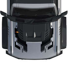 Motorkap Abstracte Grafische Kit Vinyl Decal Sticker voor Musclecar horse power truck 2