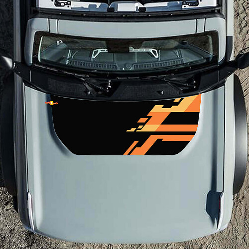 Motorkap Abstracte Grafische Kit Vinyl Sticker 2 voor Ford Bronco Raptor