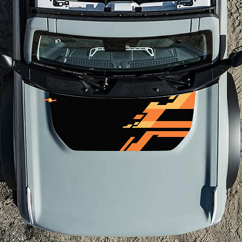 Motorkap Vinyl Decal Sticker Graphics Kit passend voor Ford Bronco Raptor
