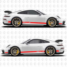 GT3 Strepen Zijdecals Set voor Porsche 991 gt3
 2