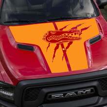 Alligator Claw Motorkap Vinyl Decal voor Dodge Ram Rebel_2