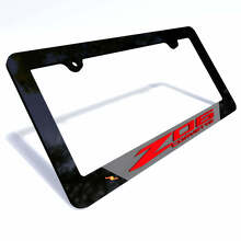 Z06 Kentekenplaat Covers Frames Voertuigdecoratie voor Chevrolet Corvette C8
 2