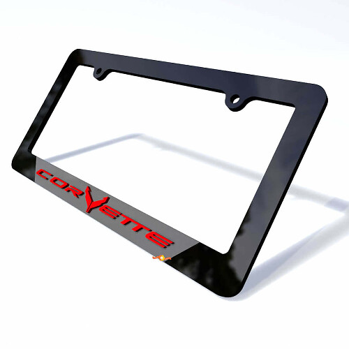 Corvette Kentekenplaat Covers Frames Voertuigdecoratie voor Chevrolet Corvette
