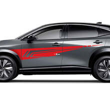 Zijkanten Universele Grafische Decal Set voor Nissan ARIYA
 3
