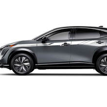 Zijkanten Universele Accentstrepen Racing Graphics Decal Kit voor Nissan ARIYA
 2