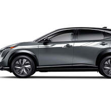 Zijkanten Universele Accentstrepen Racing Graphics Decal Kit voor Nissan ARIYA
 2