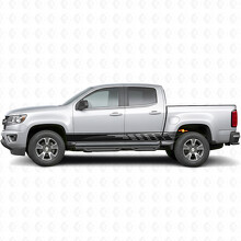 Verspreide Sleuf Deur- en Rockerpaneel Vinyl Strepen voor Chevrolet Colorado 2e generatie 2015-2022_2