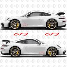 GT3 Logo Zijdelingse Vinylsticker voor Porsche 911 GT3_3