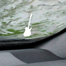 Gitaar Jeep Wrangler Voorruit Paasei Hoek Sticker - Aangepaste Vinyl Grafiek
 2