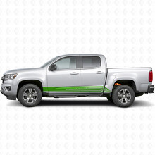 Parallelle Contour Deur- & Dorpel Vinyl Strepen voor Chevrolet Colorado 2e Gen 2015-2022_6