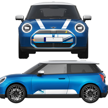 Motorkap- en zijstrepen Mini Cooper Vinyl graphics decal Sticker voor Mini Cooper S F65
 2