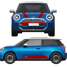 Motorkap- en zijstrepen Mini Cooper Vinyl graphics decal Sticker voor Mini Cooper S F65
 3