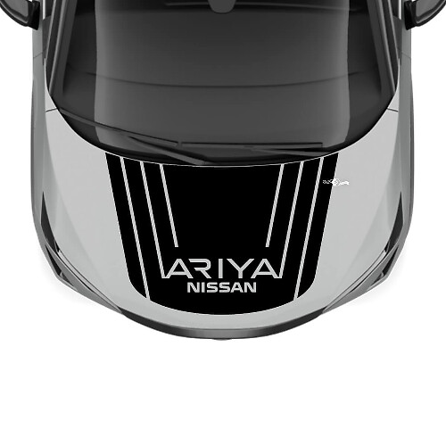 Motorkap Race Graphics Sticker voor Nissan ARIYA
