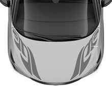 Motorkap Dual Tribal Stripe Racing Graphics Decal voor Nissan ARIYA
 2