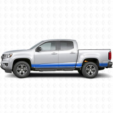 Slanke Accent Deur- & Bedside Vinyl Strepen voor Chevrolet Colorado 2e Gen 2015-2022_5