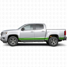 Slanke Accent Deur- & Bedside Vinyl Strepen voor Chevrolet Colorado 2e Gen 2015-2022_6