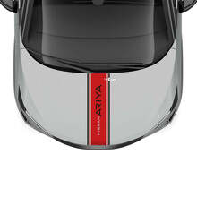 Motorkap Dubbele Streep Racing Graphics Sticker voor Nissan ARIYA
 2