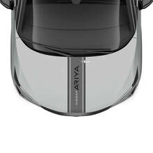 Motorkap Dubbele Streep Racing Graphics Sticker voor Nissan ARIYA
 3