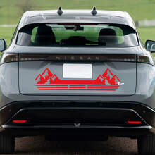 Achterste Bergen Racing Graphics Decal voor Nissan ARIYA
 3