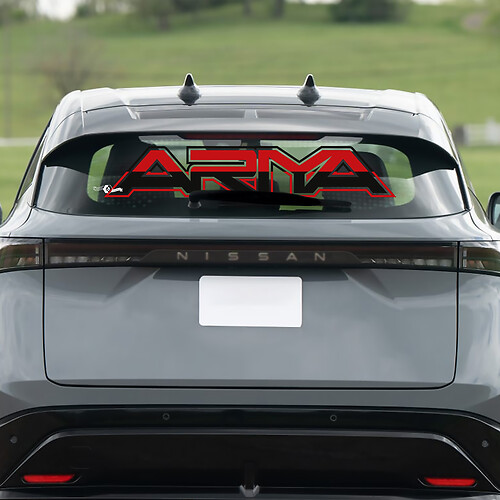 Achterruit ARIYA Graphics Decal voor Nissan ARIYA
 1