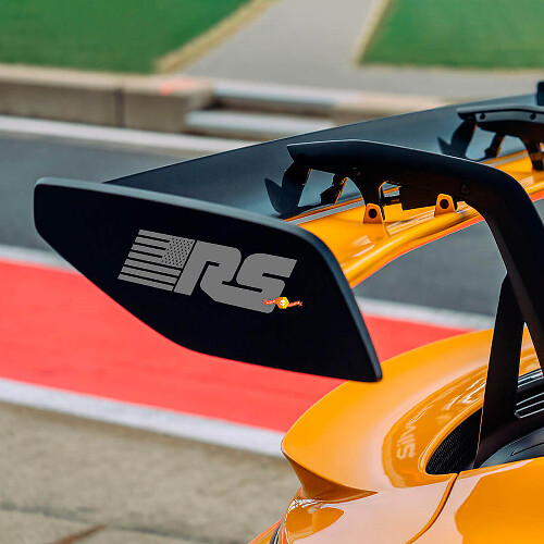 USA-vlag RS achterspoiler vinyl sticker set voor Porsche GT3 RS