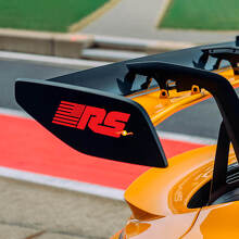 USA-vlag RS achterspoiler vinyl sticker set voor Porsche GT3 RS_2