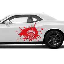 Super Bee Deuren Vinyl Stickers Set voor Dodge Challenger_3