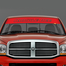 Voorruit Rumble Bee Banner Vinyl Sticker voor Dodge RAM
 3
