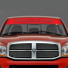 Voorruit Rumble Bee Banner Vinyl Sticker voor Dodge RAM
 3