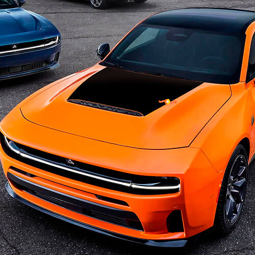 Sixpack Motorkap Wrap Vinyl Sticker voor Dodge Charger Daytona