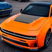 Sixpack Motorkap Wrap Vinyl Sticker voor Dodge Charger Daytona_2
