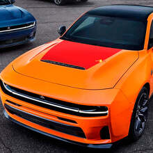 Zespak Motorkap Wrap Vinyl Sticker Grafisch voor Dodge Charger Daytona
 3