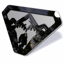 Bergen Sasquatch Bigfoot Yeti Spatbordemblemen Achterklepembleem 3D-embleem
 4