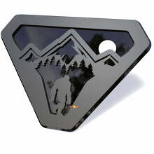 Mountain Sasquatch Bigfoot 3D spatbordembleem_5