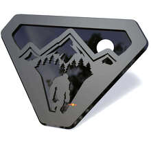 Mountain Sasquatch Bigfoot 3D spatbordembleem_5
