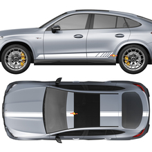 AMG Edition 1 Pakket Zij- & Motorkap Dak Kofferbak Strepen Decals Set Vinyl Graphics Stickers voor Mercedes GLC63
 2