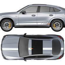 Racing Stripes Volledige Set Vinyl Decal Sticker voor Mercedes-Benz GLC-Klasse 2018-2023_2